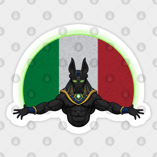 Anubis Italy Sticker by RampArt